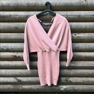 Elegant Women’s Large Pink Love Tree Sweater Skirt